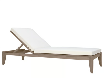 RELAIS - Teak sun lounger by JANUS et Cie - view 2